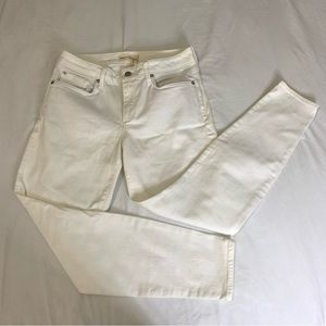Gap Curvy True Skinny White Jeans